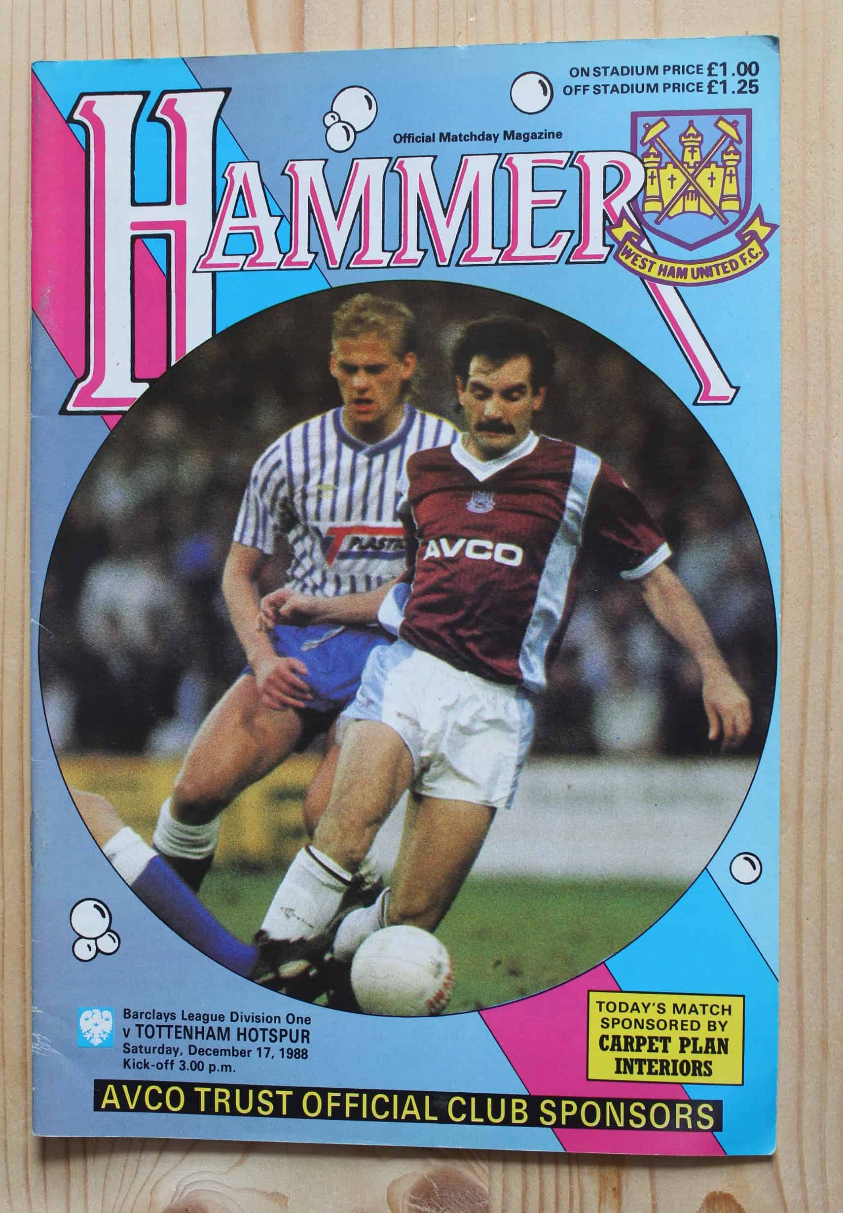 West Ham United FC v Tottenham Hotspur FC